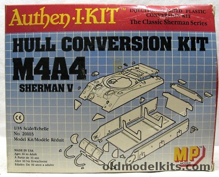 MP Models 1/35 M4A4 Sherman V Tank Hull Conversion, 20103 plastic model kit